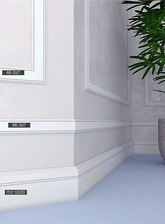 Плинтус напольный Bello Deco XPS П12