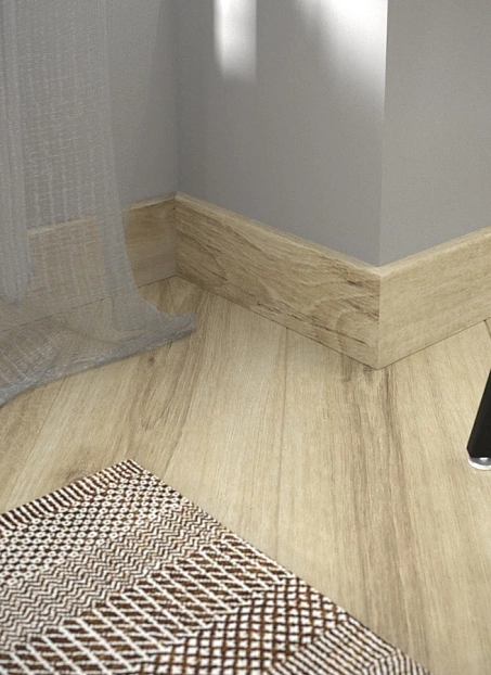 Плинтус МДФ Fine Floor Дуб Макао>