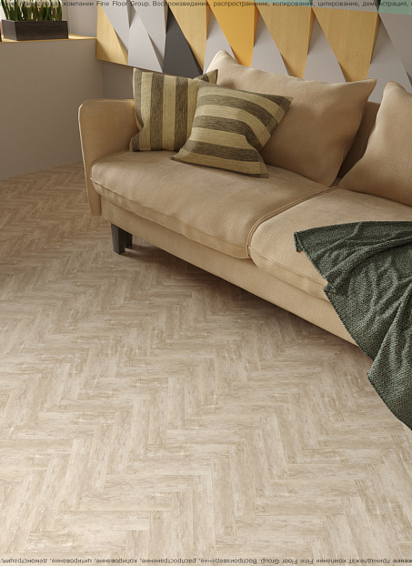 Кварцвиниловая плитка (LVT) Fine Floor FF-WOOD Craft Small Plank Дуб Виндзор