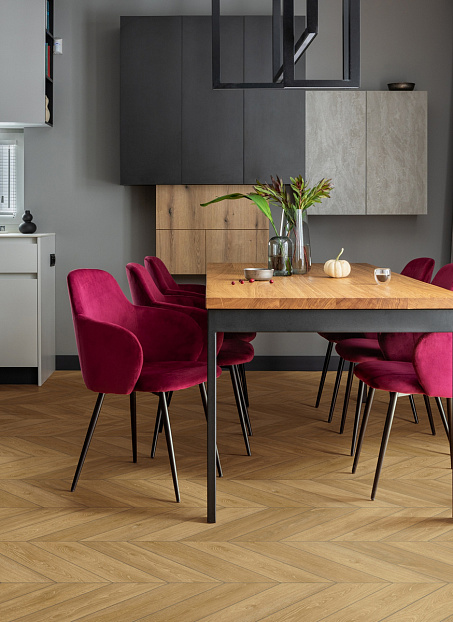 Виниловый ламинат (SPC) Aberhof CHEVRON  Oak Marengo сторона L/R - 50/50