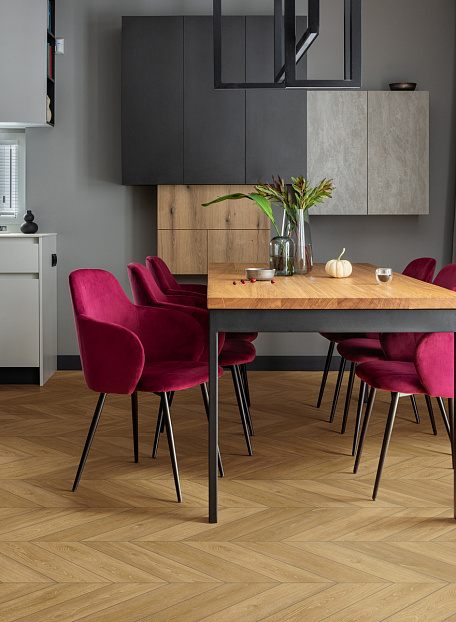 Виниловый ламинат (SPC) Aberhof CHEVRON  Oak Marengo сторона L/R - 50/50