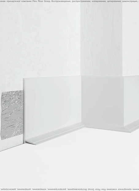 Плинтус напольный Dollken WLK50 White 1137