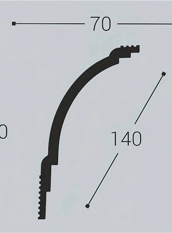 Карниз Bello Deco К18