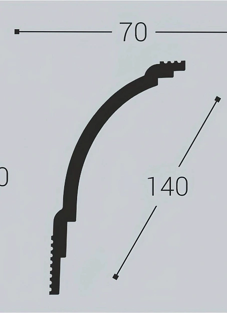 Карниз Bello Deco К18