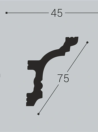 Карниз Bello Deco К9