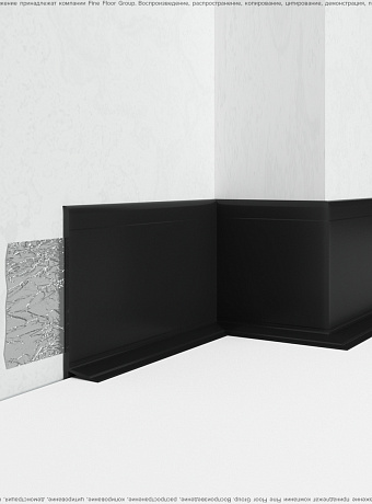 Плинтус напольный Dollken WLK50 Black 0110