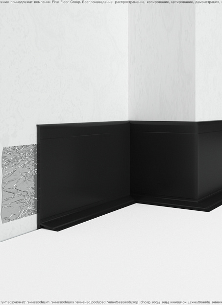 Плинтус напольный Dollken WLK50 Black 0110