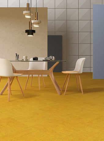 Линолеум модульный Marmoleum MODULAR COLOUR Lemon Zest t3251 шириной  м