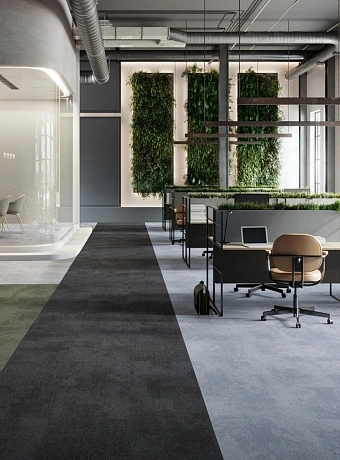 Ковровая плитка IVC Commercial RUDIMENTS Basalt 975