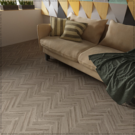 Кварцвиниловая плитка (LVT) Fine Floor FF-WOOD Craft Small Plank Дуб Эскориал
