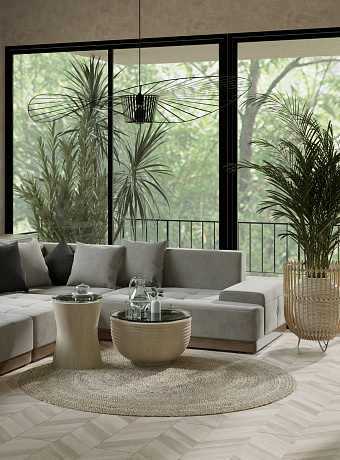 Ламинат Egger PRO Large 8-33 Елка Дуб Кестинкорт Шампань левая