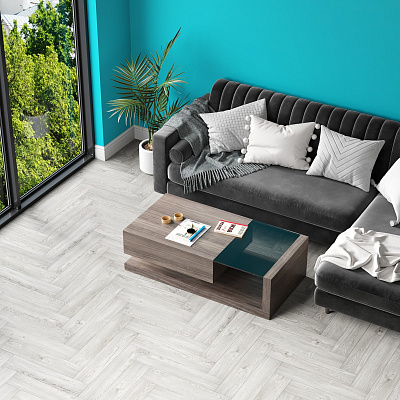 Виниловый ламинат (SPC) Alpine Floor LIGHT PARQUET  Снежный
