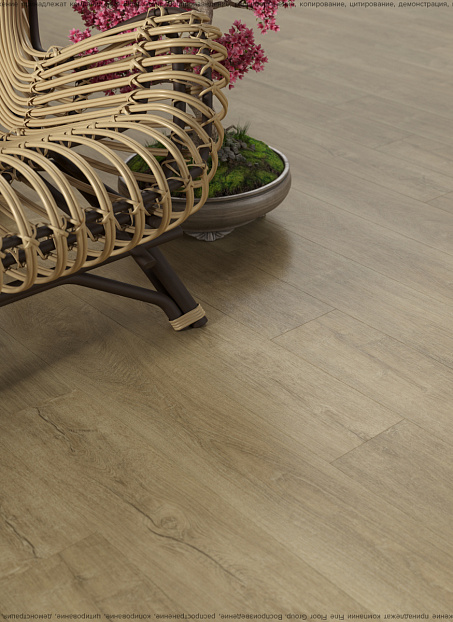 Кварцвиниловая плитка (LVT) EcoClick ECORICH  Дуб Шампань