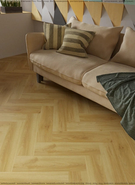 Кварц-винил (LVT) Fine Floor FF-WOOD Craft Short Plank Дуб Орхус