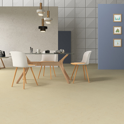 Линолеум модульный Marmoleum MODULAR SHADE Cloudy Sand шириной  м