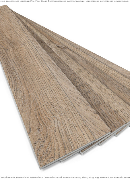 Виниловый ламинат (SPC) CronaFloor HERRINGBONE  Дуб Монпелье сторона L/R - 50/50