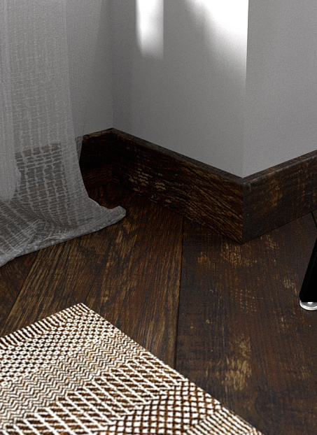 Плинтус МДФ Fine Floor  Дуб Окленд>