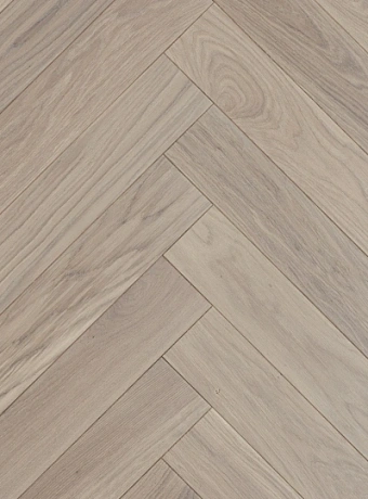 Инженерная доска Karelia HERRINGBONE Oak Cotton NATUR 1S OIL MAT