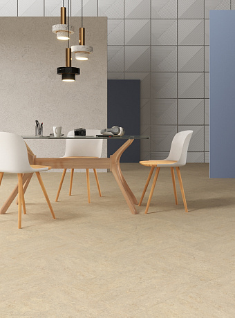 Линолеум модульный Marmoleum MODULAR MARBLED Rosato t3120 шириной  м