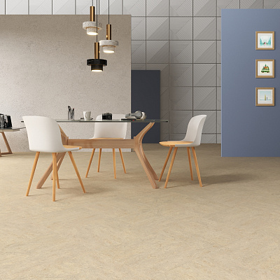 Линолеум модульный Marmoleum MODULAR MARBLED Rosato t3120 шириной  м