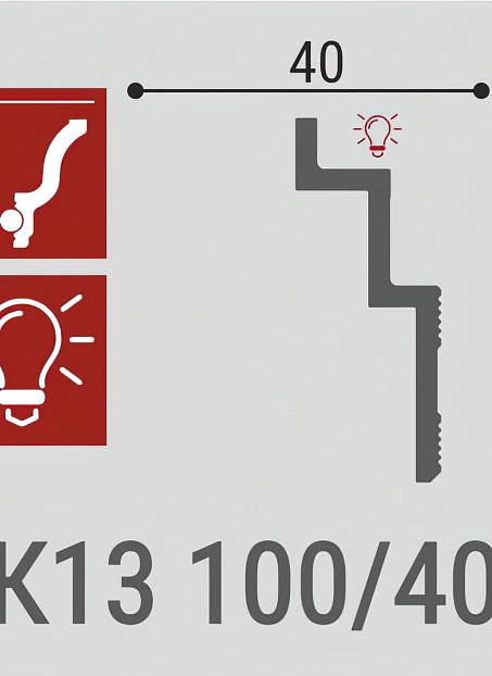 Карниз Bello Deco К13