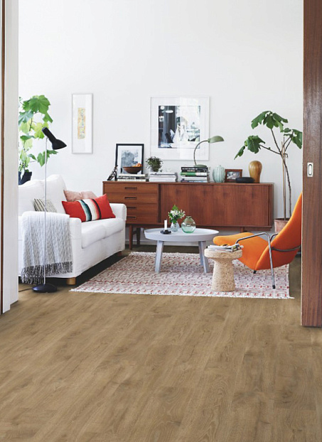 Кварцвиниловая плитка (LVT) Pergo OPTIMUM CLICK  Дуб Горный Тёмный