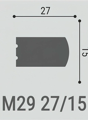 Молдинг Bello Deco XPS М29