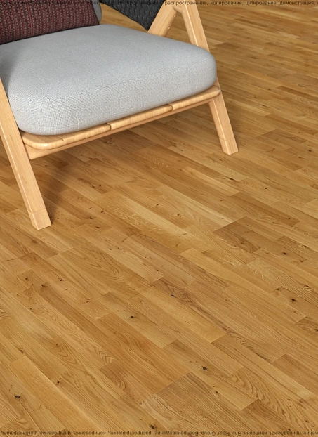 Паркетная доска Polarwood CLASSIC Дуб Коттедж (Oak Cottage) COUNTRY 3S LAC S.MAT