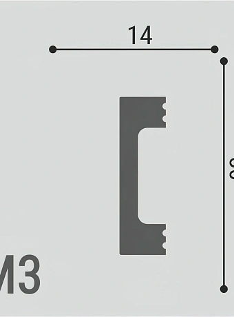 Молдинг Де-Багет М3