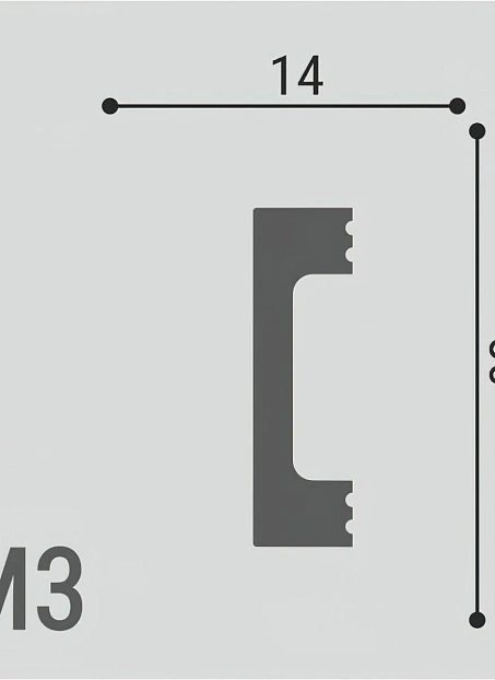 Молдинг Де-Багет М3