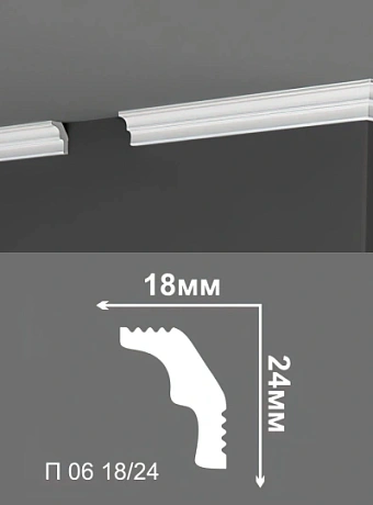 Потолочный плинтус Де-Багет П06-18/24