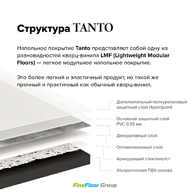 Кварцвиниловая плитка (LVT) IVC Commercial TANTO  Volcano 694