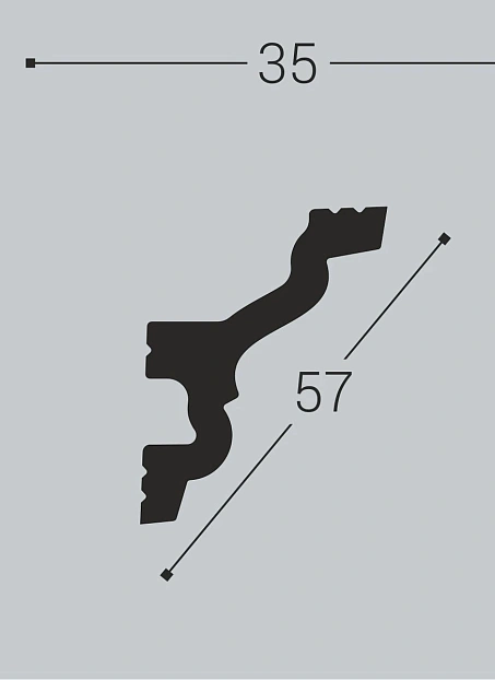 Карниз Bello Deco К7