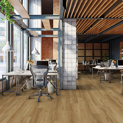 Кварцвиниловая плитка (LVT) Juteks CARBON  Timber Wood 1331