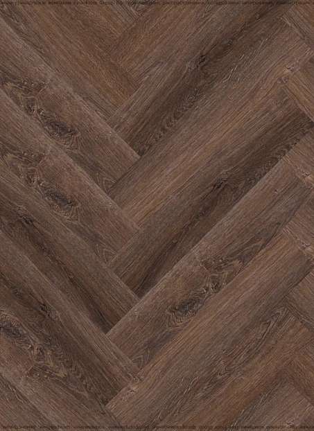Виниловый ламинат (SPC) CronaFloor HERRINGBONE  Дуб Тулуза сторона L/R - 50/50