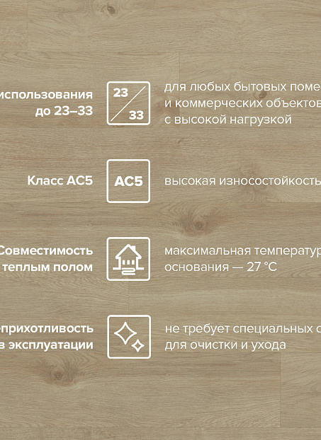 Ламинат Binyl PRO  Дуб Стокгольм