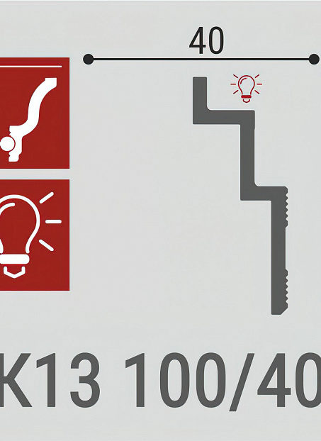 Карниз Bello Deco К13