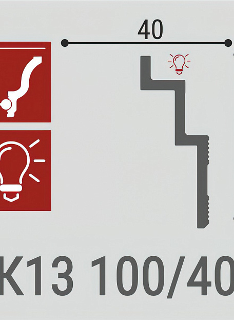 Карниз Bello Deco К13