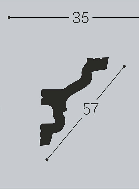 Карниз Bello Deco К7