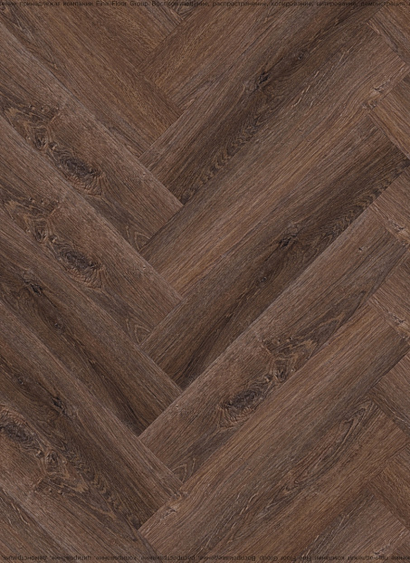 Виниловый ламинат (SPC) CronaFloor HERRINGBONE  Дуб Тулуза сторона L/R - 50/50