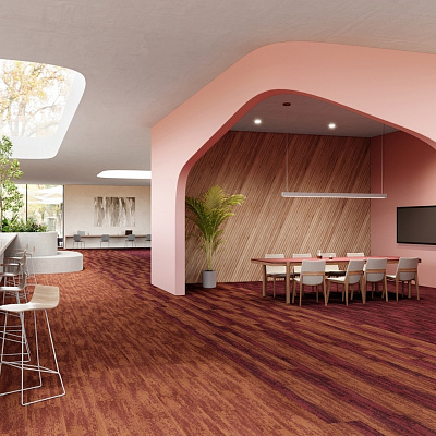 Ковровая плитка IVC Commercial RUDIMENTS Clay create 325