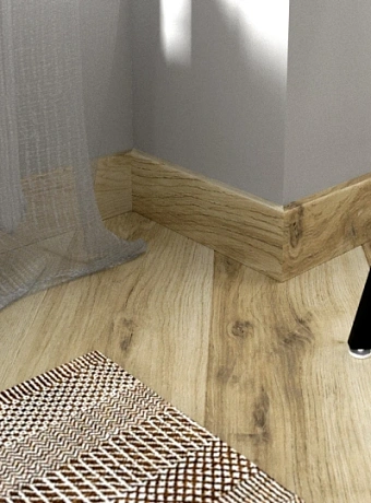 Плинтус МДФ Fine Floor Дуб Ла-Пас