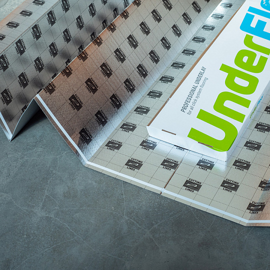 Подложка под напольные покрытия UNDER FLOOR SILVER LINE