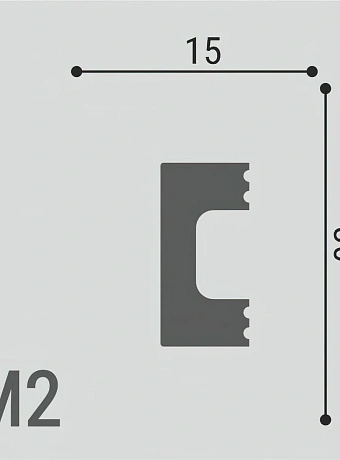 Молдинг Де-Багет М2