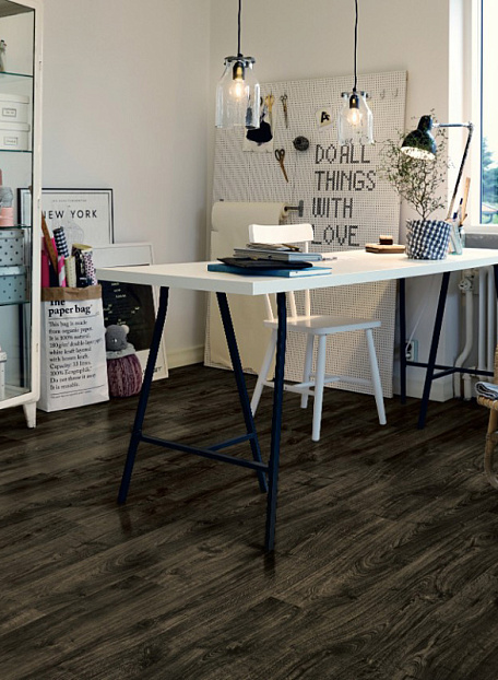 Кварцвиниловая плитка (LVT) Pergo OPTIMUM CLICK  Дуб Сити Чёрный