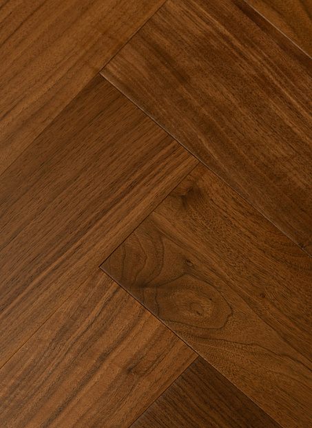 Инженерная доска Karelia EARTH  Walnut Harmonic HB NATUR 3S LAC MAT