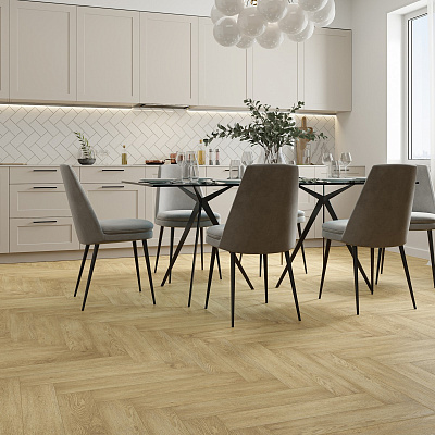 Виниловый ламинат (SPC) Alpine Floor LIGHT PARQUET  Дуб Ваниль Селект