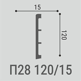 Bello Deco Плинтус напольный XPS П28