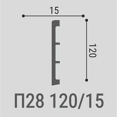Bello Deco Плинтус напольный XPS П28
