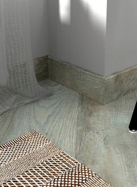 Плинтус МДФ Fine Floor  Дуб Фуэго